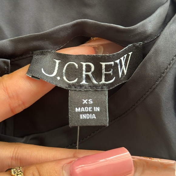 J Crew Drapey T-shirt top Womens XS‎ Black - Picture 7 of 10